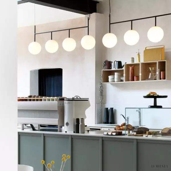 Lampa wisząca Lappio z opalowym szkłem w stylu nowoczesnym