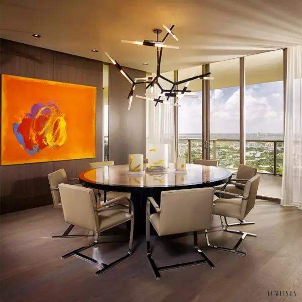 Lampa wisząca Agnes w nowoczesnym stylu z modułowym designem