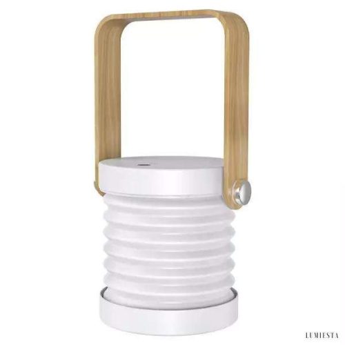 Nowoczesna przenośna lampa LED w stylu skandynawskim