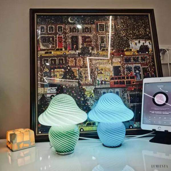 Lampka nocna w kształcie grzyba nowoczesna lampa LED