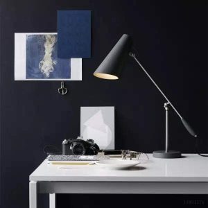 Lampa stołowa Birdy nowoczesny design z metalowym wykończeniem