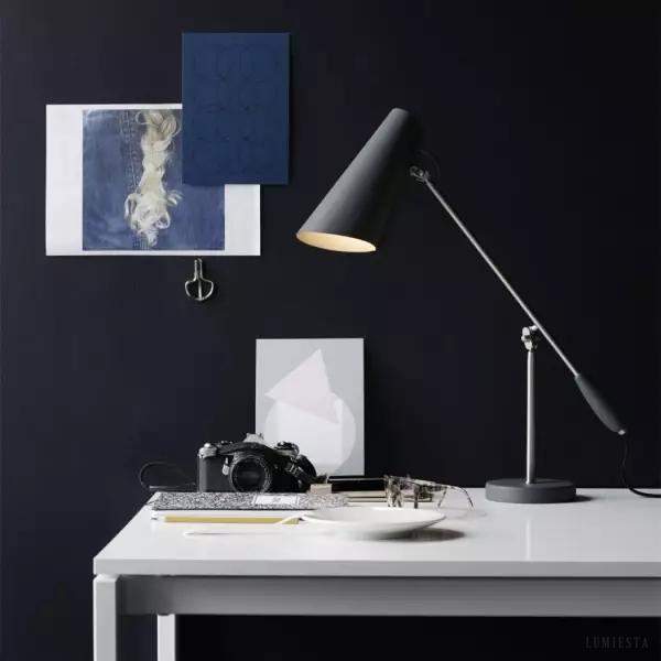 Lampa stołowa Birdy nowoczesny design z metalowym wykończeniem