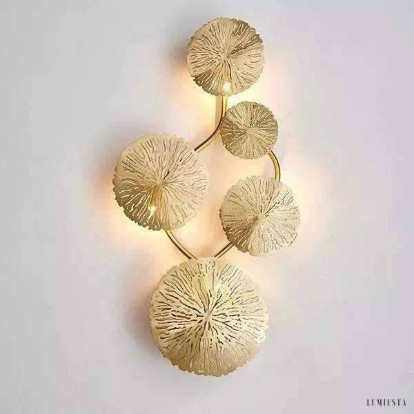 image_2-601.jpg Lampa ścienna LED w kształcie liścia lotosu w stylu vintage