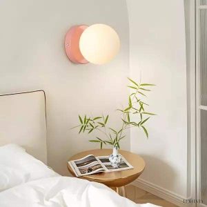 Nowoczesna lampa sufitowa orb szklana w wielu kolorach