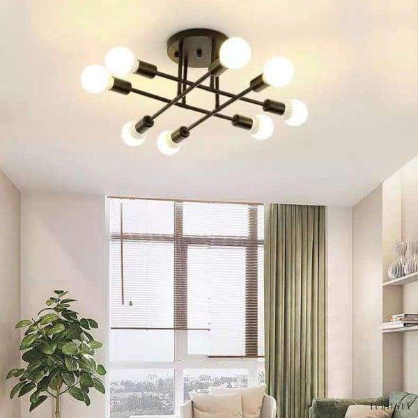 Nordycka lampa sufitowa Sputnik 6-ramienna