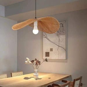 image_2-86.jpg Rattanowa lampa wisząca Wabi Sabi ze słomkowym kapeluszem