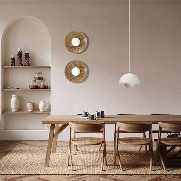 Lampa wisząca Kwiatowa w kształcie półkuli w różnych kolorach