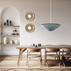 Modern pendant lamp shaped like fractured porcelain