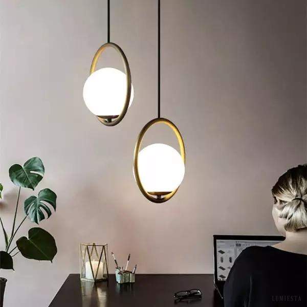 Mila - Glass Globe Pendant Lamp Modern Design