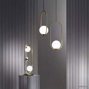 Mila - Glass Globe Pendant Lamp Modern Design