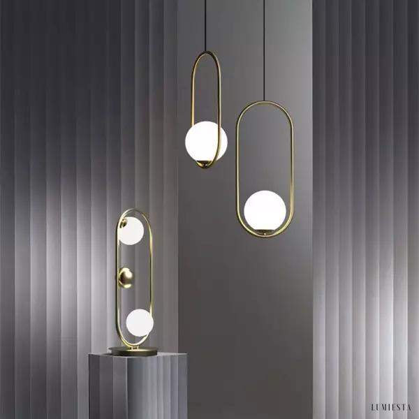 Mila - Glass Globe Pendant Lamp Modern Design
