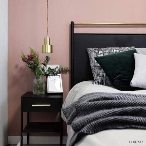 Mosiężna lampa wisząca stylowa elegancja do wnętrza