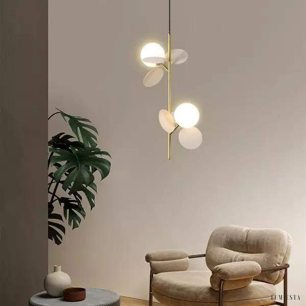 image_3-182.jpg Wielokolorowa lampa wisząca szklana kula w designie liścia