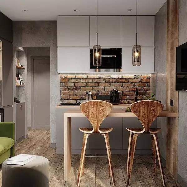 Wind glass pendant lamp in modern style