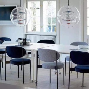 Lampa wisząca West nowoczesny klosz kula eleganckie oświetlenie