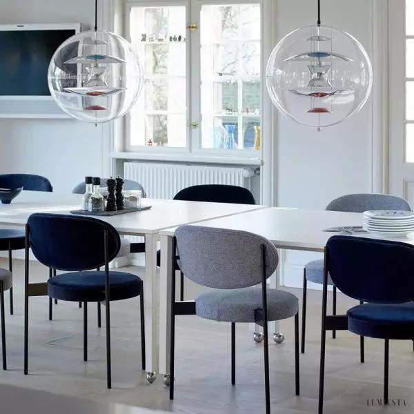 Lampa wisząca West nowoczesny klosz kula eleganckie oświetlenie