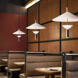 Metal pendant lamp Lantia in Scandinavian style