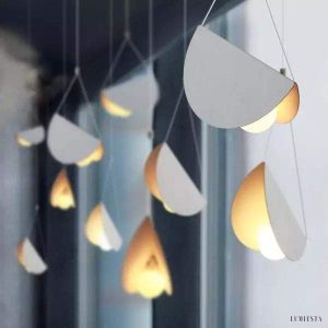Glider pendant lamp minimalist floating lamp 30 cm