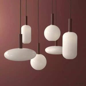 Lampa wisząca z mosiężnym wykończeniem elegancja