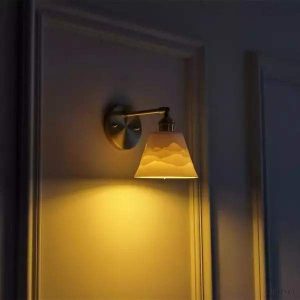 Pendant lamp wall sconce mountain ceramic shade Japanese style