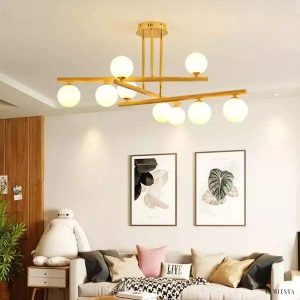 Lampa wisząca Japonia ZEN Chandelier w stylu skandynawskim