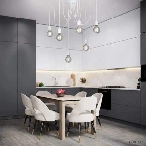 Lampa sufitowa typu Spider nowoczesna industrialna z regulacją