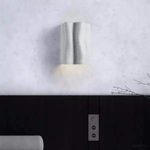 Lampa ścienna z żywicy w stylu Barokowym 18x15 cm