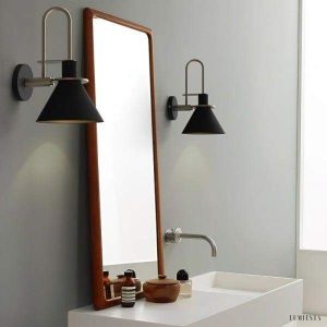 Stylowa lampa ścienna metalowa w skandynawskim stylu