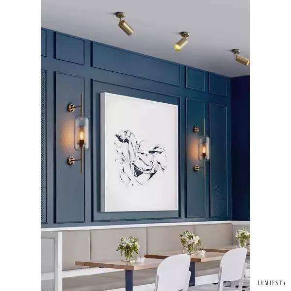 Wall Lamp Chiswick Glass Stylish Glass Capsule