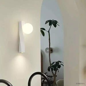 Lampa ścienna LED Geometric Globe w stylu nordyckim