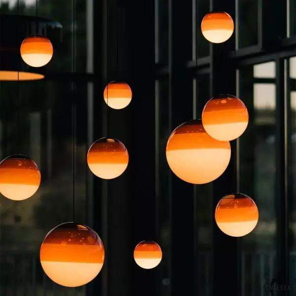 Lampa Wisząca Dipping witrażowa z unikalnym kloszem