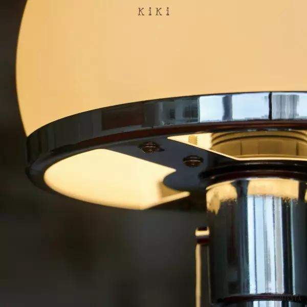 Lampa stołowa Bauhaus Wagenfeld z szklanym kloszem