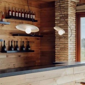 Lampa wisząca Milan Wire nowoczesny design z drutu i szkła