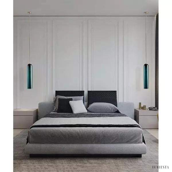 Kinkiet i lampa wisząca Float w eleganckim stylu cylindrycznym