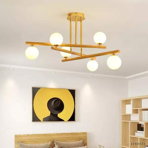 Lampa wisząca Japonia ZEN Chandelier w stylu skandynawskim