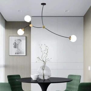 Lampa wisząca Ivy w egzotycznym stylu z dmuchanego szkła