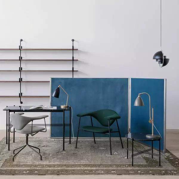 Galer - Lampa biurkowa w stylu retro z metalu z regulowanym ramieniem