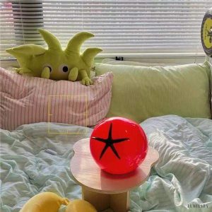 Nowoczesna lampa biurkowa w kształcie pomidora czerwonego