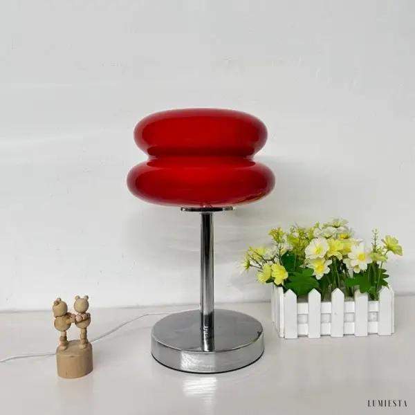 image_4-529.jpg Lampka stołowa Bauhaus w stylu nowoczesnym różowa szkło