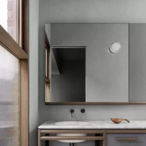 Nowoczesna lampa ścienna sufitowa Crisp w stylu ekologicznym