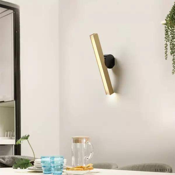 Lampa ścienna Calé geometria i elegancja z wbudowanym LED