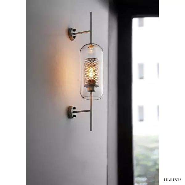 Wall Lamp Chiswick Glass Stylish Glass Capsule