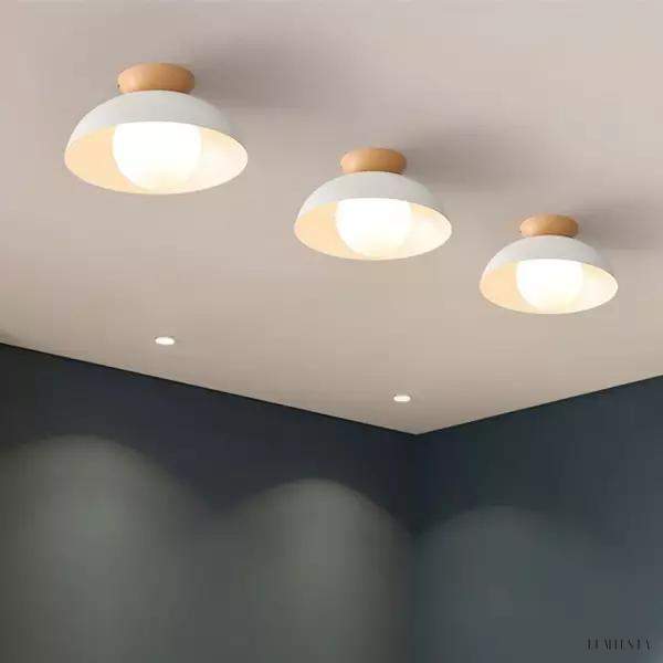 Lampa sufitowa Scandinavian z żyrandolem w stylu nordyckim