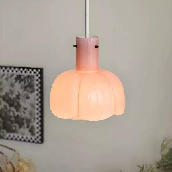 image_5-121.jpg Szklana lampa wisząca Flower Bud w stylu średniowiecznym