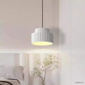 Lampy wiszące Nordic Resin Bowl w stylu skandynawskim