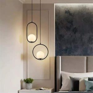 Mila - Glass Globe Pendant Lamp Modern Design