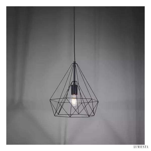 image_5-207.jpg Lampa wisząca metalowa w stylu retro czarna oprawa