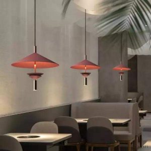 Metal pendant lamp Lantia in Scandinavian style