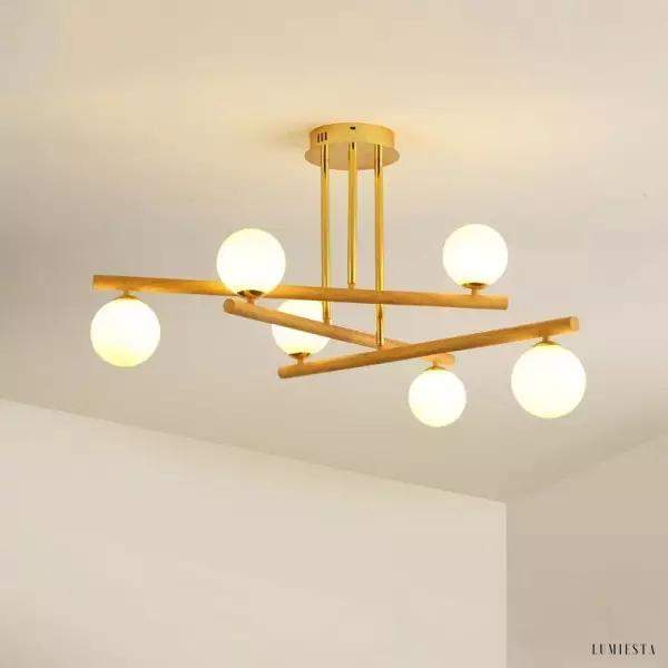 Lampa wisząca Japonia ZEN Chandelier w stylu skandynawskim