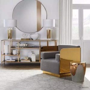 Lampa stołowa Parker w stylu nowoczesnym z białym kloszem